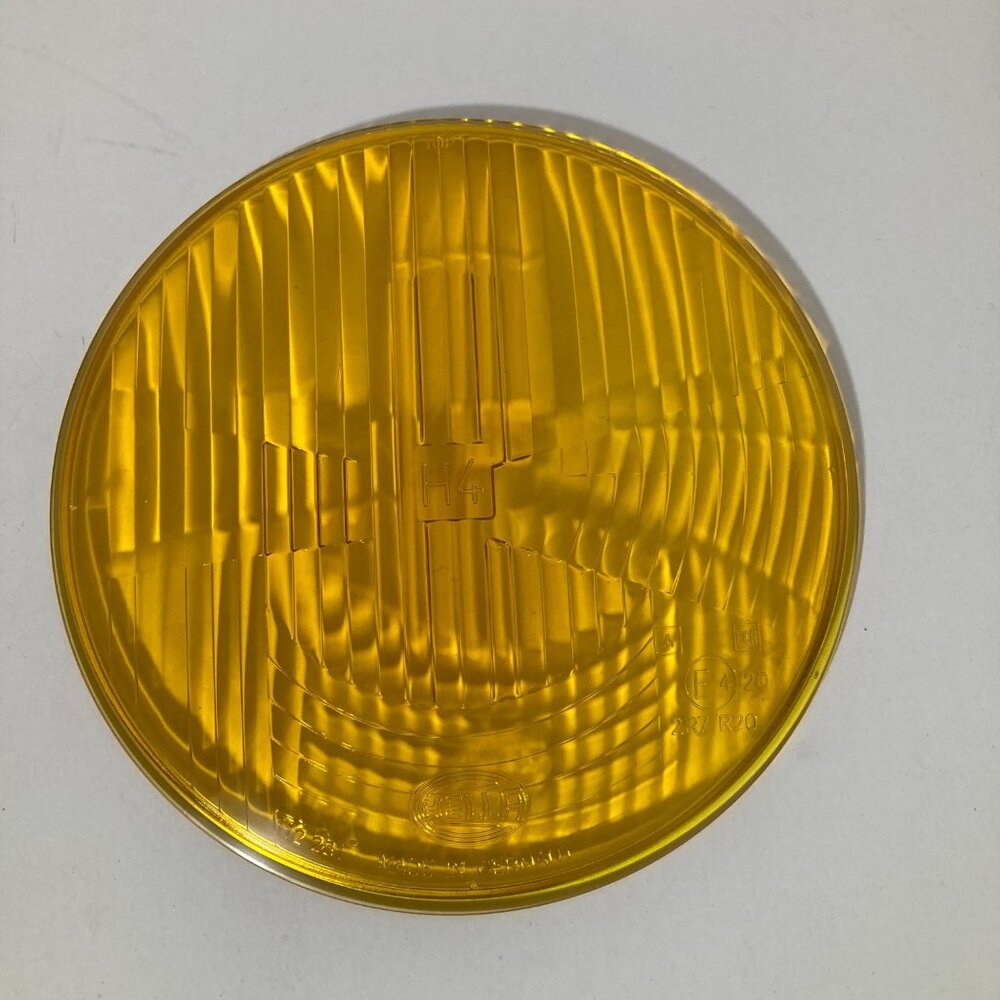 Hella H4 Headlight Cover Yellow 112 281‎ Made in Germany A RCR E4 2R7/R20